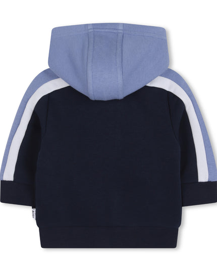 kids atelier boss Dark Navy & Light Blue Panel Tracksuit