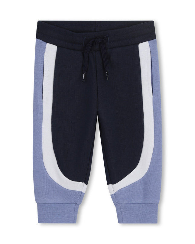 kids atelier boss Dark Navy & Light Blue Panel Tracksuit