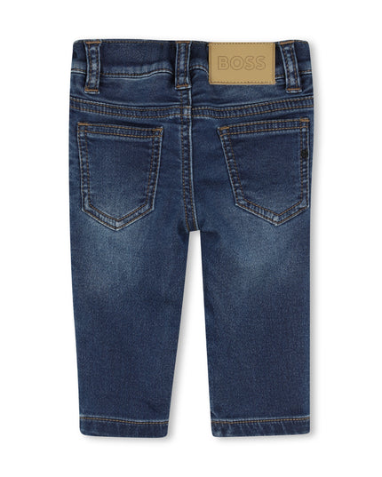 kids atelier boss Dark Blue Denim Baby Jeans