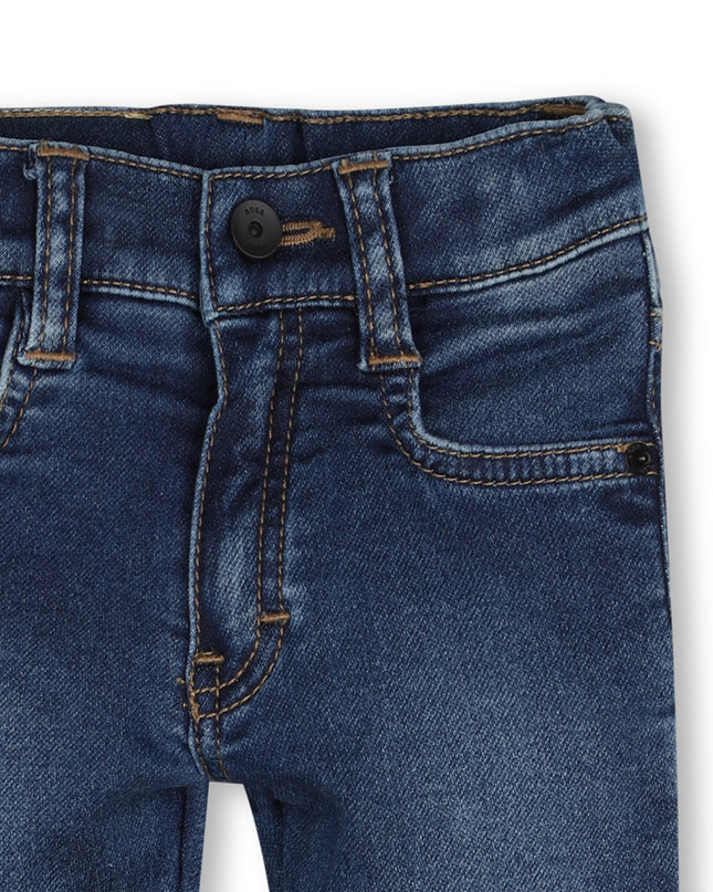 kids atelier boss Dark Blue Denim Baby Jeans