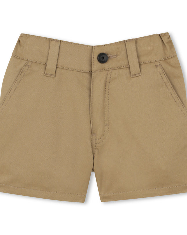 kids atelier boss Beige Twill Shorts