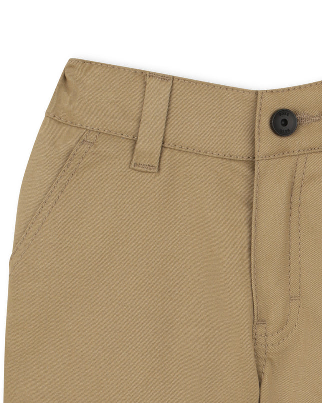kids atelier boss Beige Twill Shorts