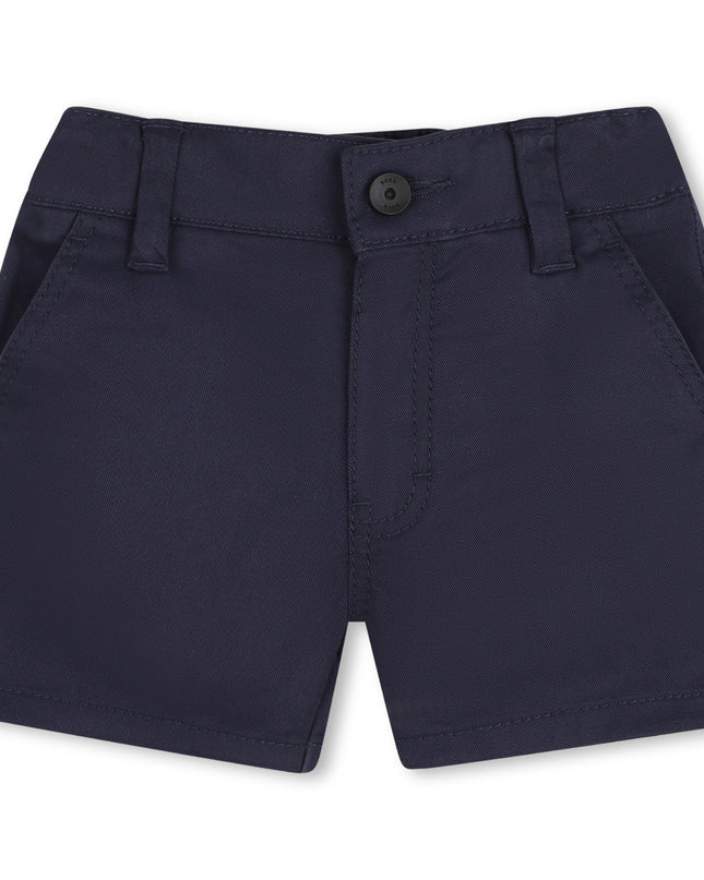 kids atelier boss Navy Twill Shorts