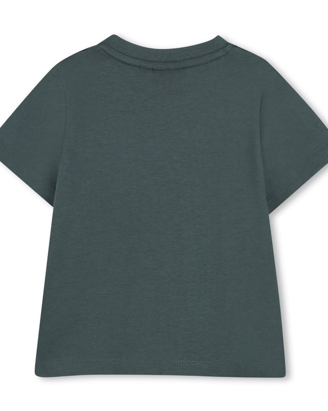 kids atelier boss Gray Graphic Short Sleeve T-Shirt