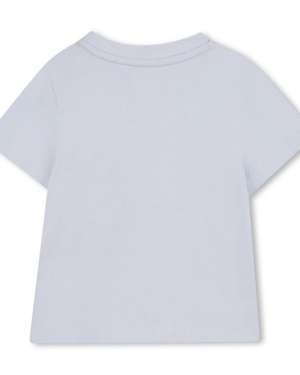 kids atelier boss Blue Graphic Short Sleeve T-Shirt