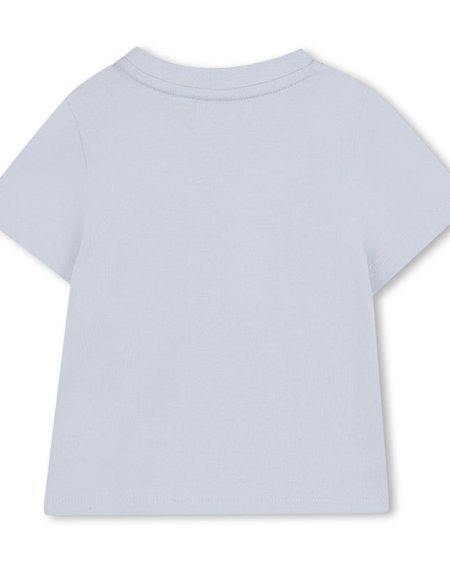 kids atelier boss Blue Graphic Short Sleeve T-Shirt