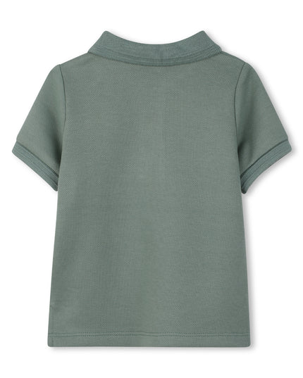 kids atelier boss Muted Green Explorer Short Sleeve Polo
