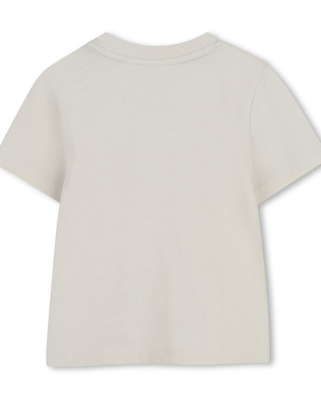 kids atelier boss Light Beige Skyline T-Shirt