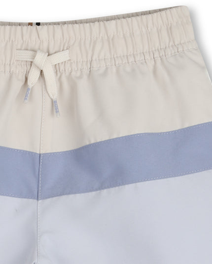 kids atelier boss Beige & Blue Swimshorts