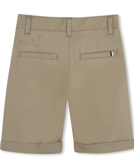 kids atelier boss Brown Casual Folded Shorts