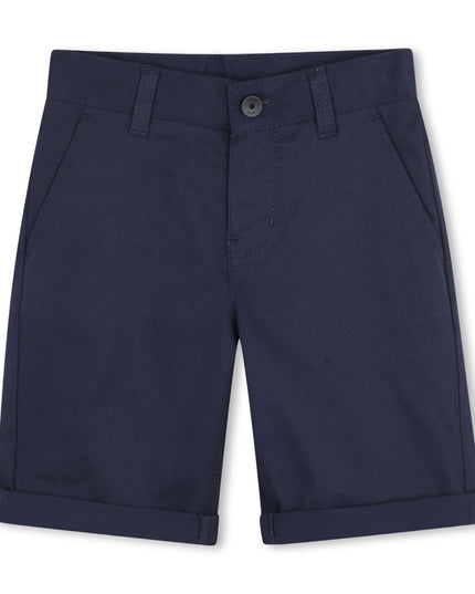 kids atelier boss Navy Casual Folded Shorts