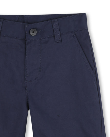 kids atelier boss Navy Casual Folded Shorts