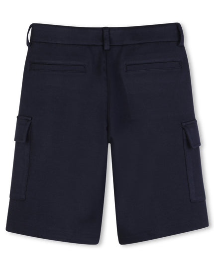 kids atelier boss Navy Blue Cargo Shorts