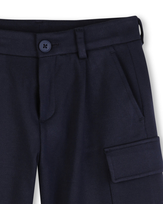 kids atelier boss Navy Blue Cargo Shorts