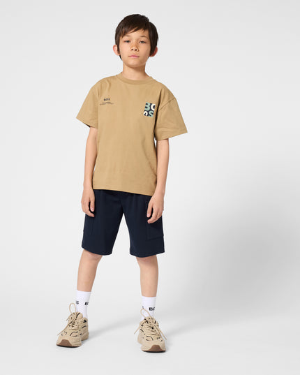 kids atelier boss Navy Blue Cargo Shorts