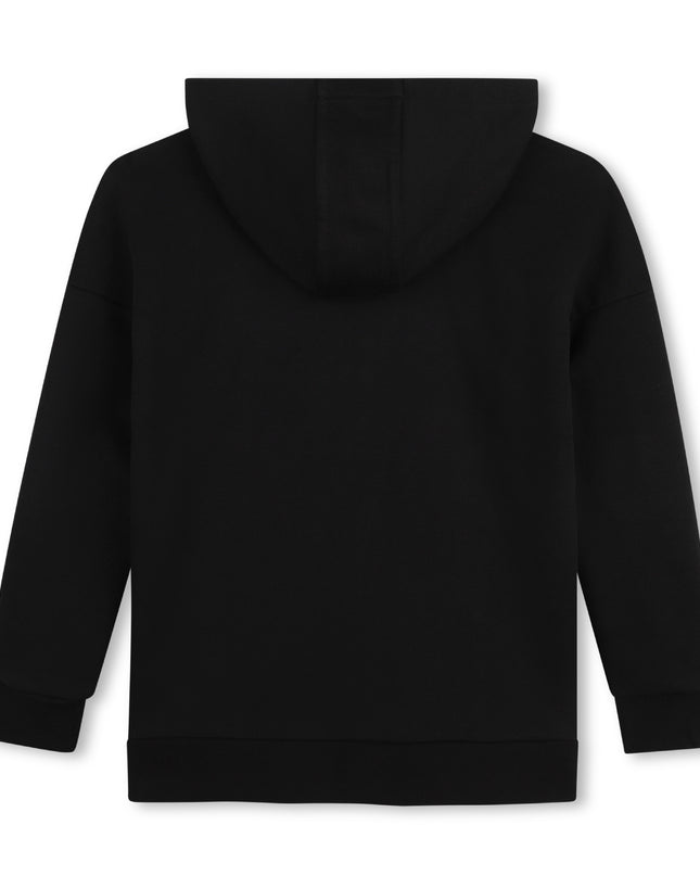 kids atelier boss Black Logo Hoodie