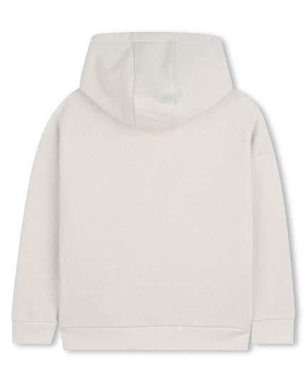 kids atelier boss Light Beige Graphic Hoodie