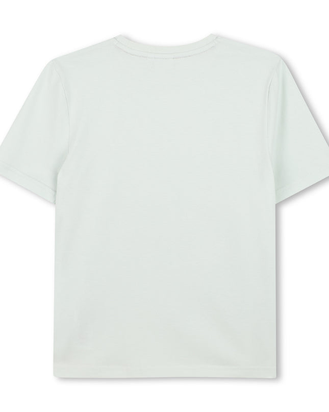 kids atelier boss Ivory Gradient Logo T-Shirt