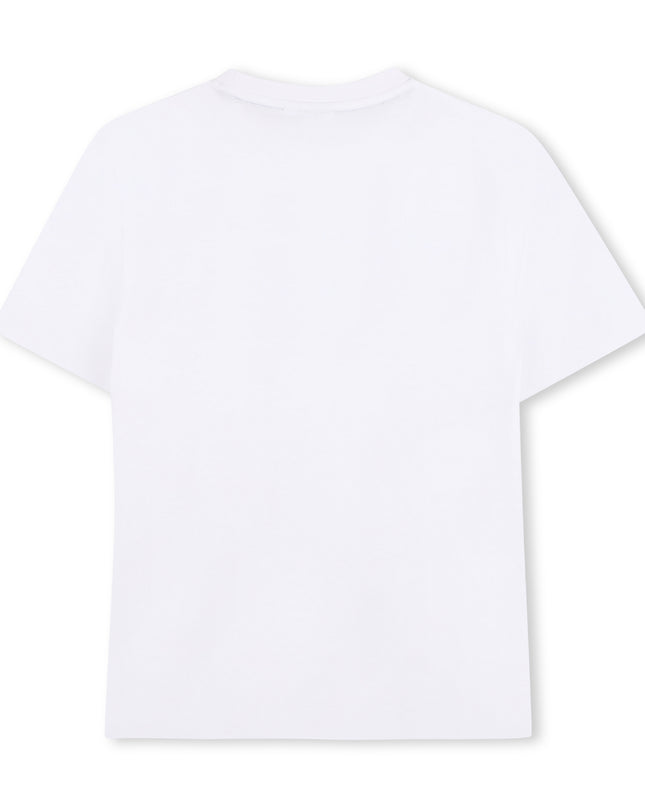 kids atelier boss White Skyline Graphic T-Shirt