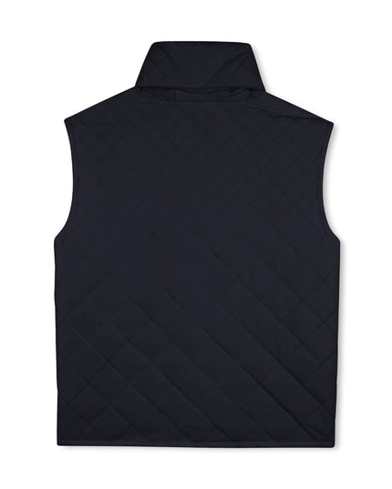 kids atelier boss Navy Quilted Hooded Vest