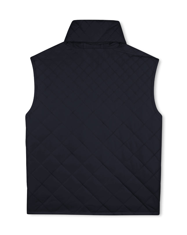 kids atelier boss Navy Quilted Hooded Vest