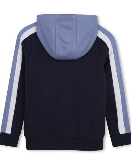 kids atelier boss Navy & Blue Color-Block Tracksuit
