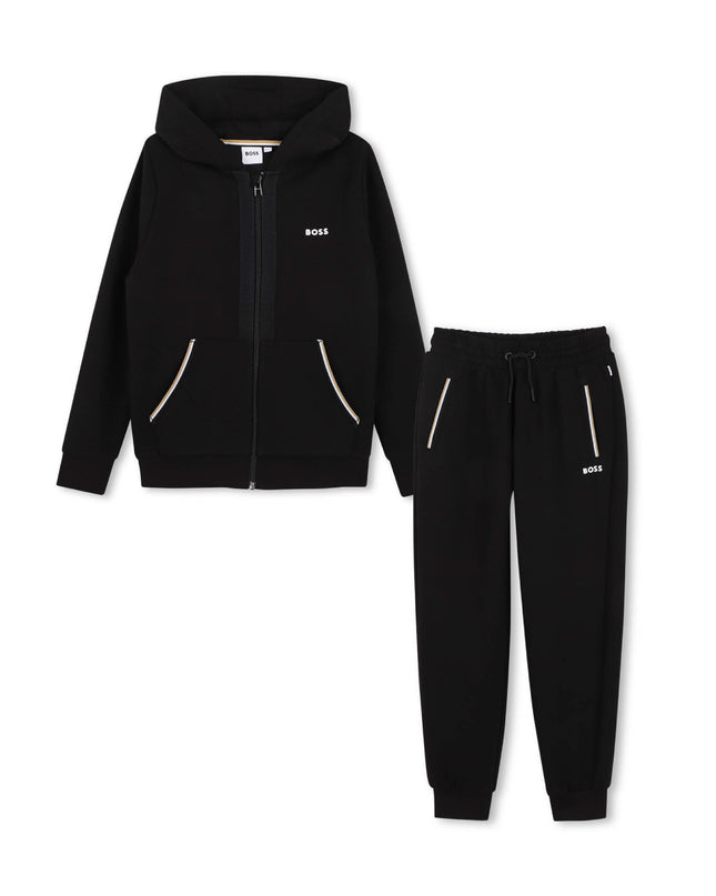 kids atelier boss Black Trim Detail Tracksuit