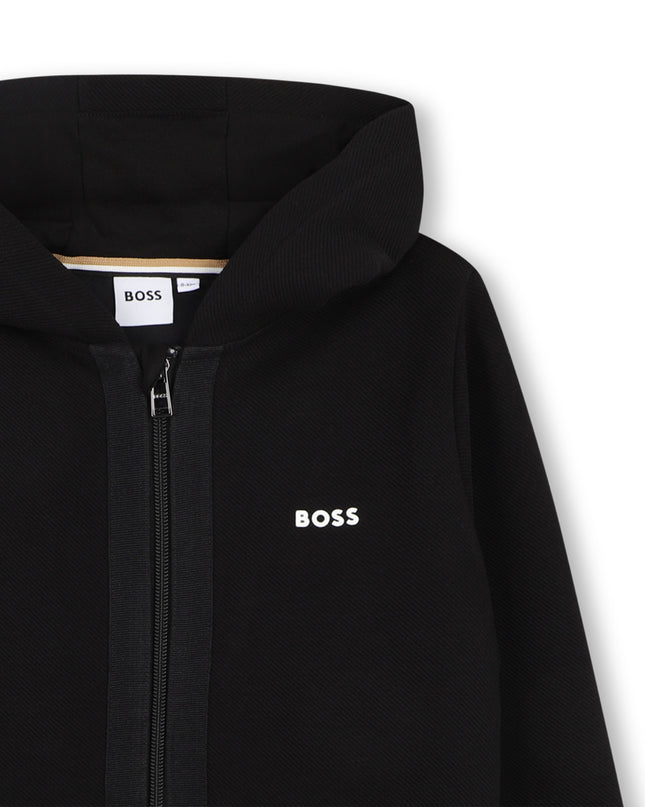 kids atelier boss Black Trim Detail Tracksuit