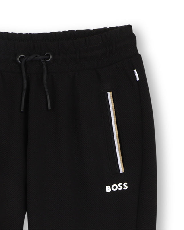 kids atelier boss Black Trim Detail Tracksuit