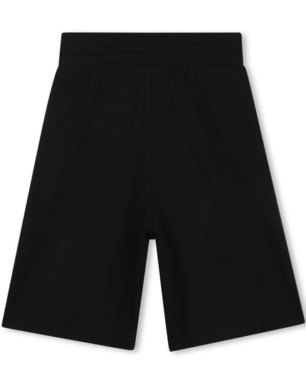 kids atelier boss Black & Beige Striped Polo Set