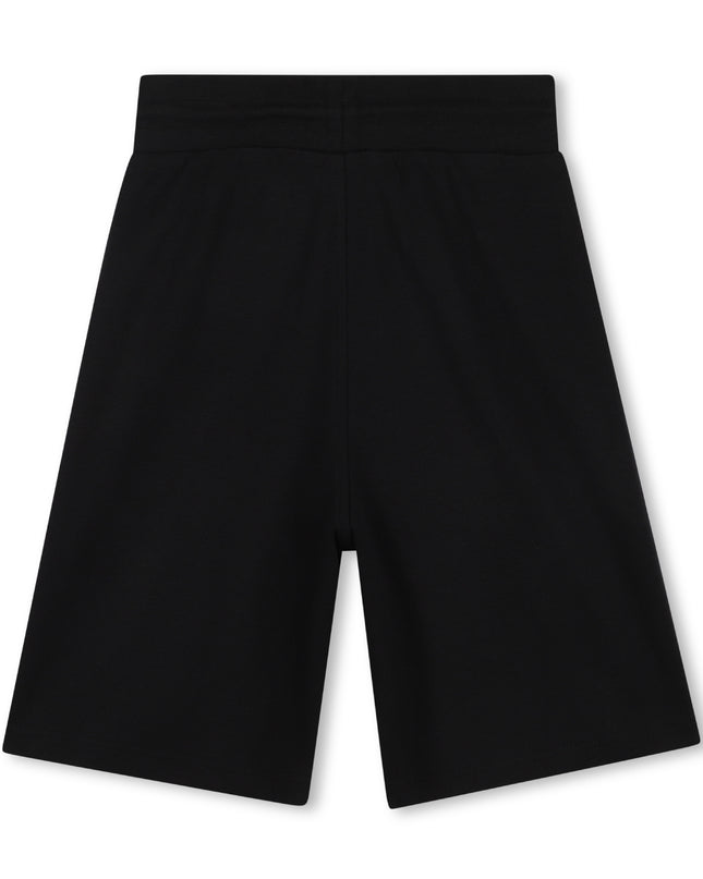 kids atelier boss Black & Beige Striped Polo Set