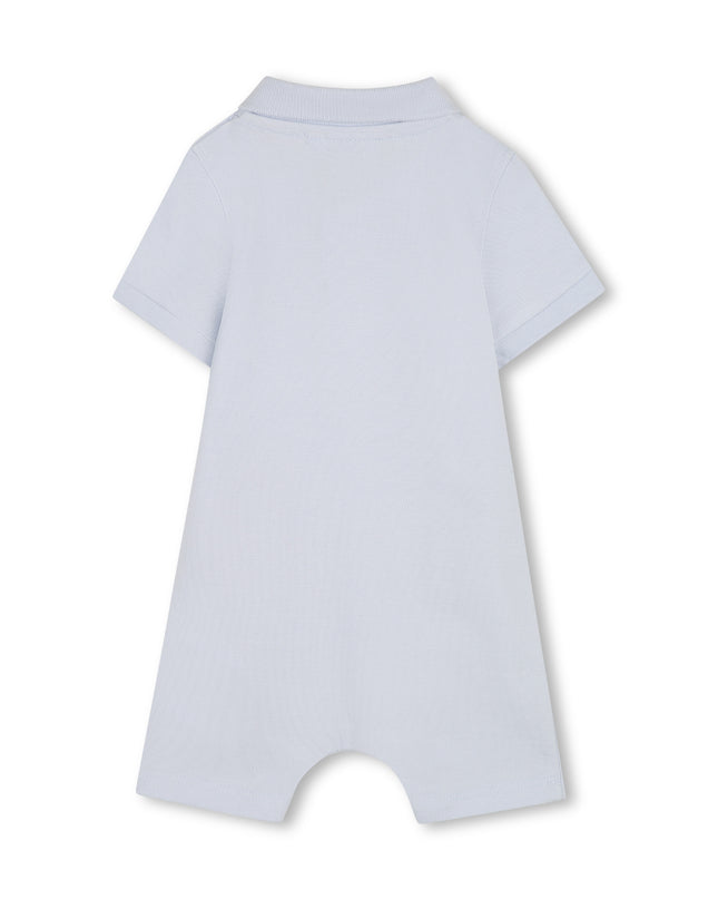 kids atelier boss Blue Polo Baby Romper
