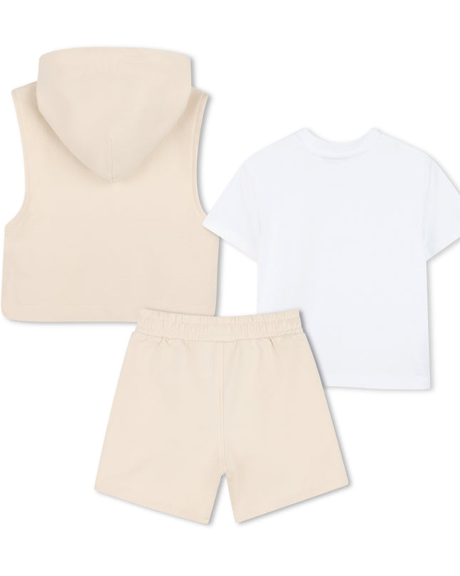 kids atelier boss Beige 3‑Piece Casual Set
