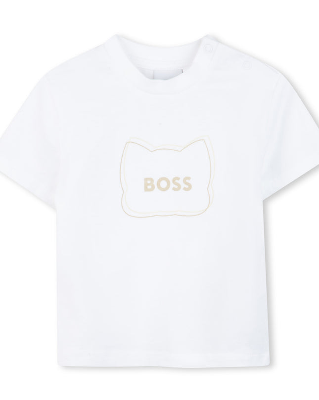 kids atelier boss Beige 3‑Piece Casual Set