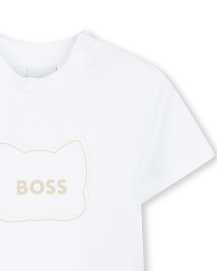kids atelier boss Beige 3‑Piece Casual Set