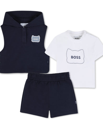 kids atelier boss Navy 3‑Piece Casual Set