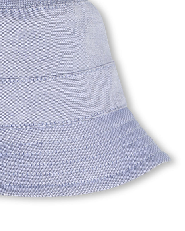 kids atelier boss Light Blue Romper & Hat Set