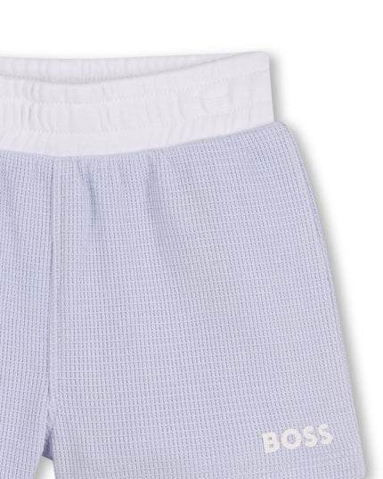 kids atelier boss Light Blue Polo Baby Set