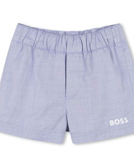 kids atelier boss Light Blue Textured Baby Set
