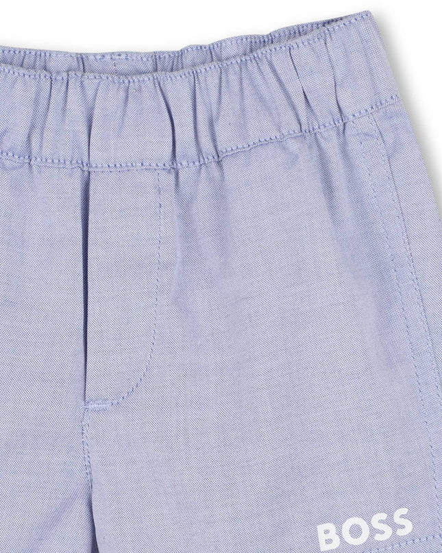 kids atelier boss Light Blue Textured Baby Set