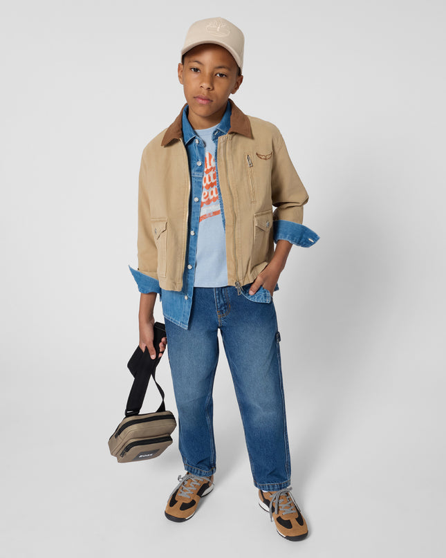 kids atelier boss Tan Crossbody Bag