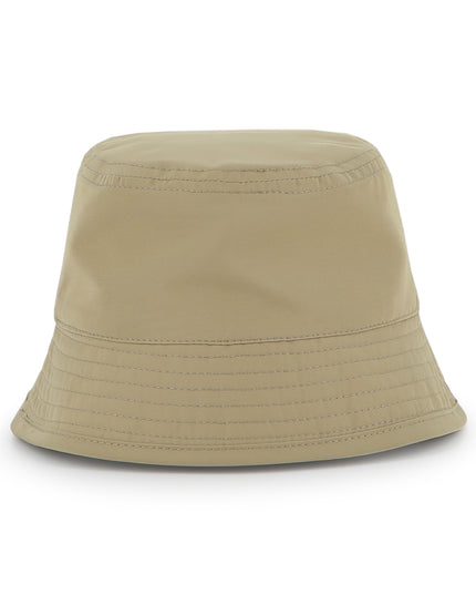 kids atelier boss White & Beige Reversible Bucket Hat