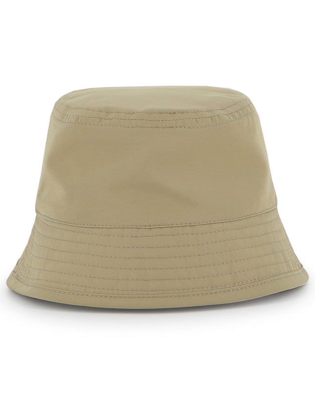 kids atelier boss White & Beige Reversible Bucket Hat