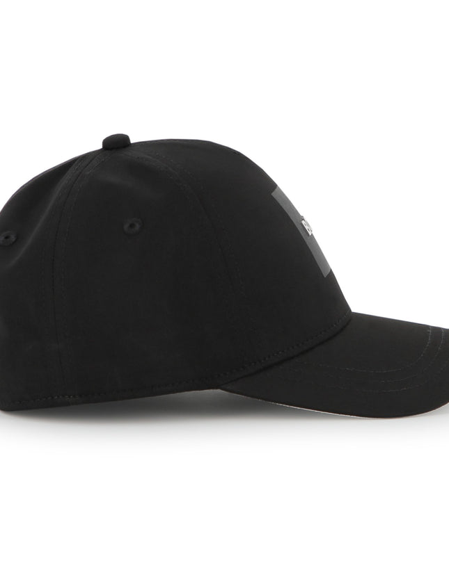 kids atelier boss Black Square Logo Baseball Cap