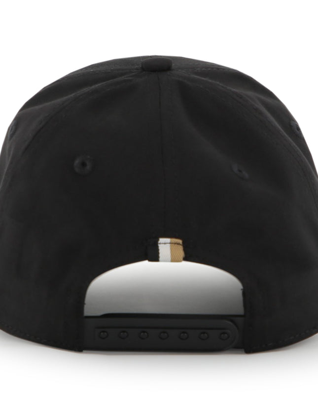 kids atelier boss Black Square Logo Baseball Cap