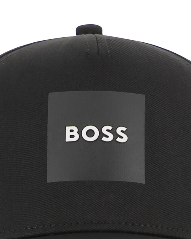 kids atelier boss Black Square Logo Baseball Cap