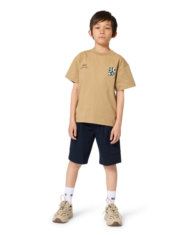 kids atelier boss Beige Athletic Sneakers