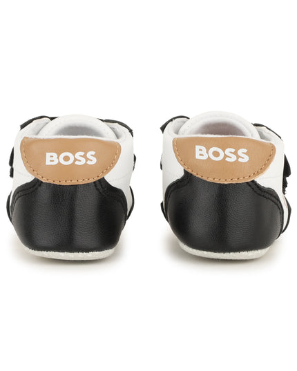 kids atelier boss Black & White Baby Sneakers
