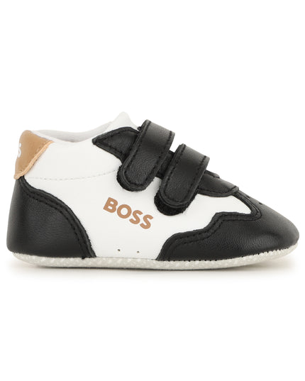 kids atelier boss Black & White Baby Sneakers