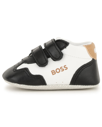 kids atelier boss Black & White Baby Sneakers